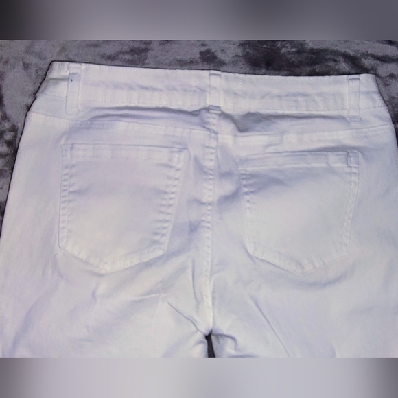 Wonderful White Wax Jeans -Lots of Stretch! - Picture 7 of 12